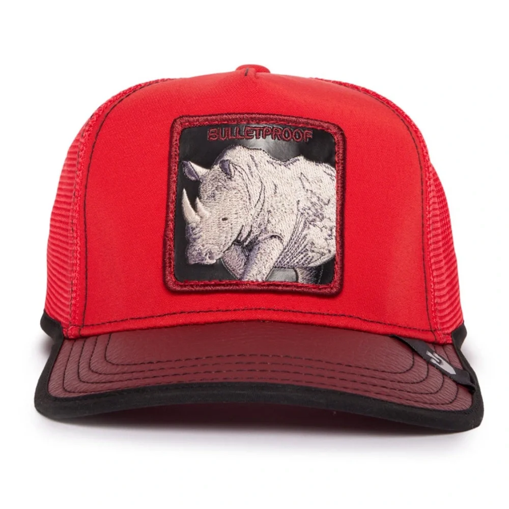 NIB Limited Edition Goorin Brothers “Bulletproof” Rhino Trucker Hat - Picture 2 of 6